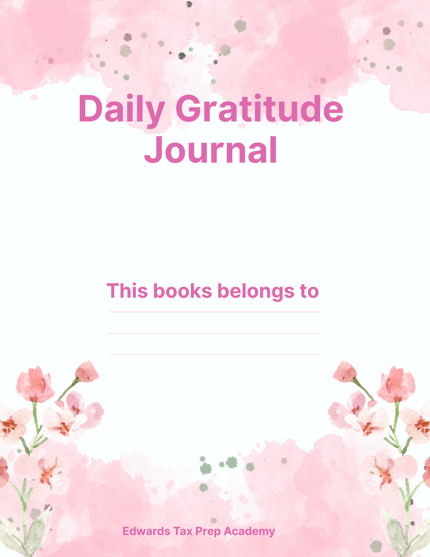 Daily Gratitude Journal